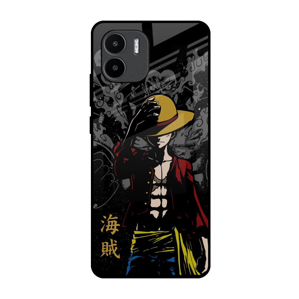 Dark Luffy Redmi A1 Glass Back Cover Online