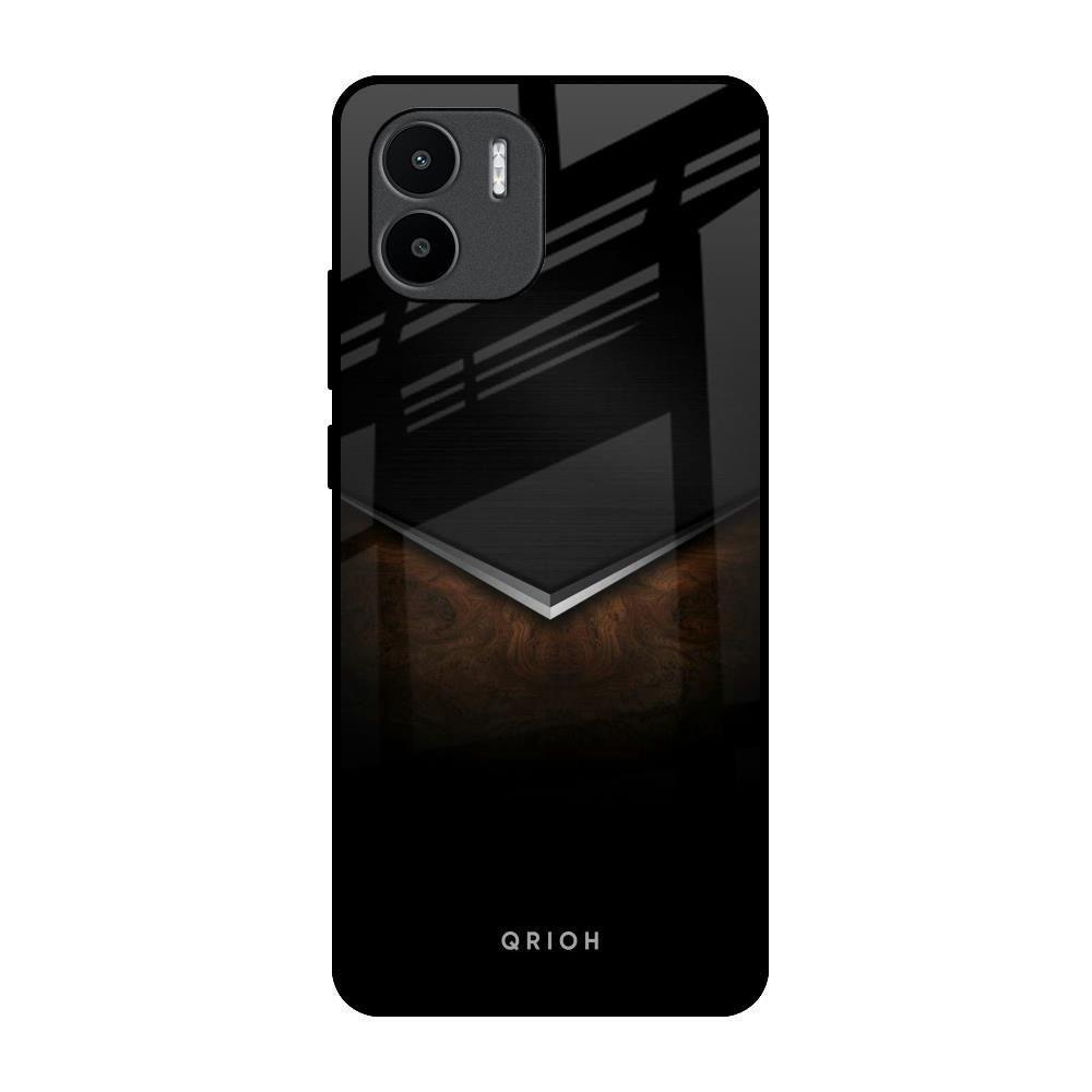 Dark Walnut Redmi A1 Glass Back Cover Online