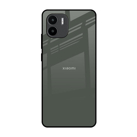 Charcoal Redmi A1 Glass Back Cover Online