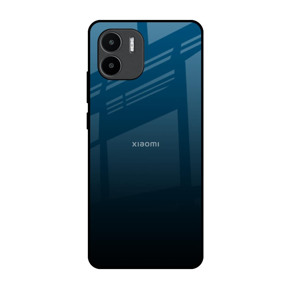 Sailor Blue Redmi A1 Glass Back Cover Online
