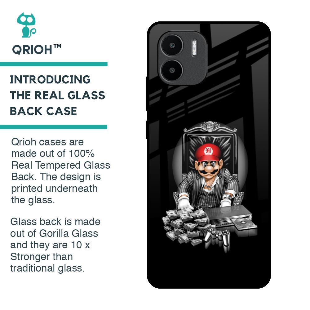 Dark Secret Glass Case for Redmi A1