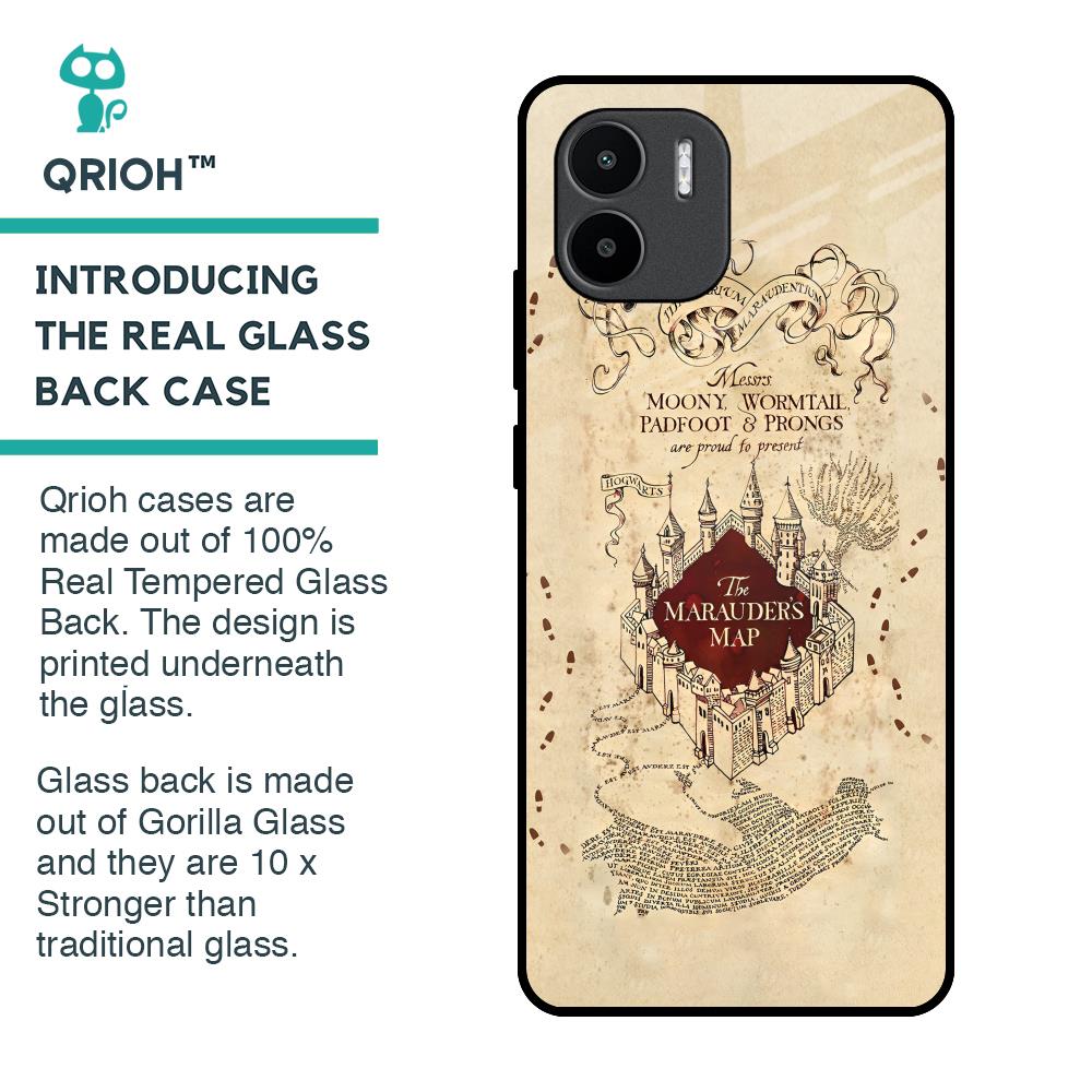 Magical Map Glass Case for Redmi A1