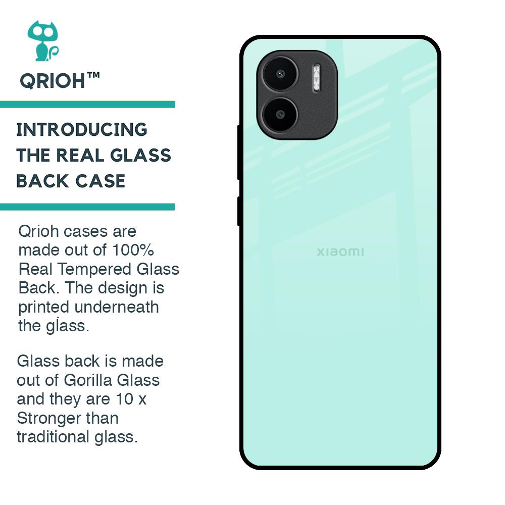 Teal Glass Case for Redmi A1