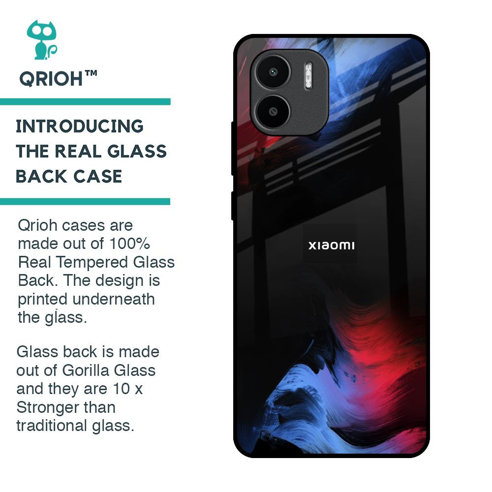 Fine Art Wave Glass Case for Redmi A1