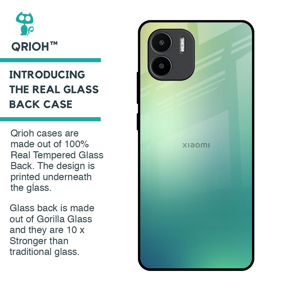 Dusty Green Glass Case for Redmi A1