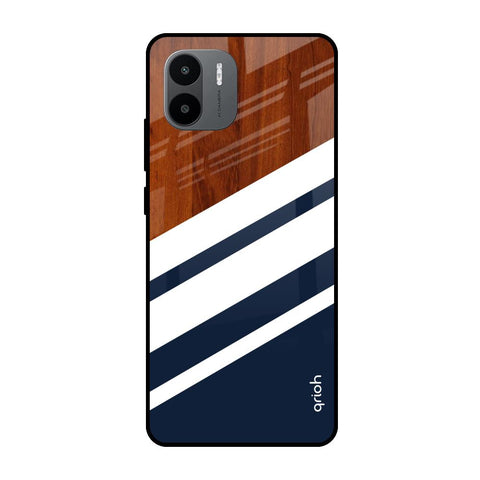 Bold Stripes Redmi A1 Glass Cases & Covers Online
