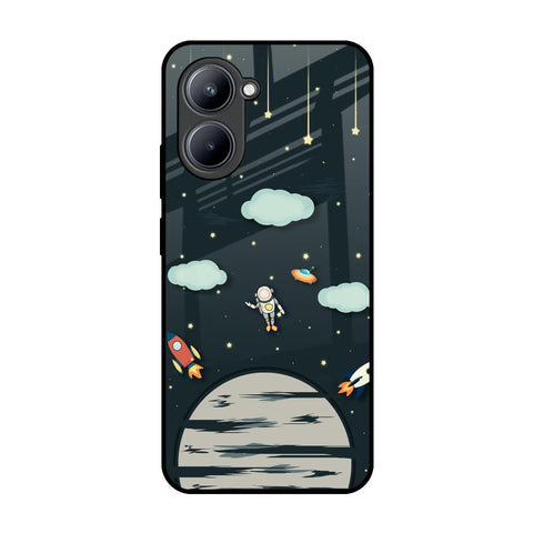 Astronaut Dream Realme C33 Glass Back Cover Online
