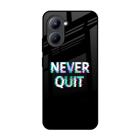 Never Quit Realme C33 Glass Back Cover Online