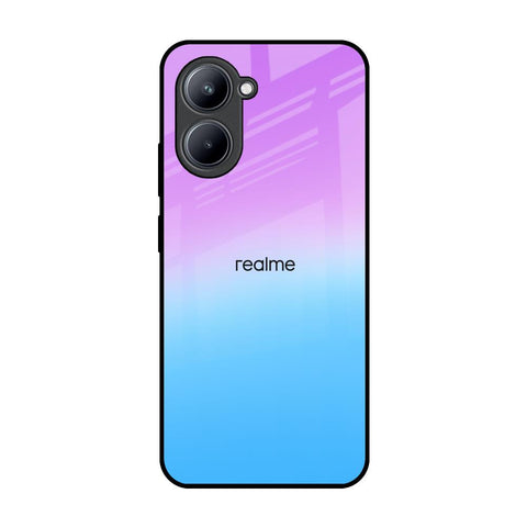 Unicorn Pattern Realme C33 Glass Back Cover Online