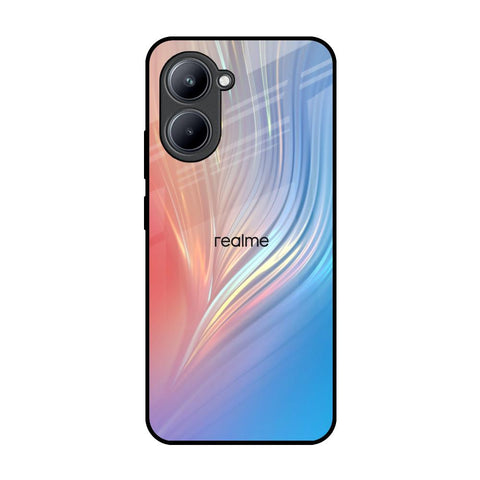 Mystic Aurora Realme C33 Glass Back Cover Online