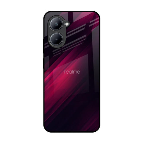 Razor Black Realme C33 Glass Back Cover Online
