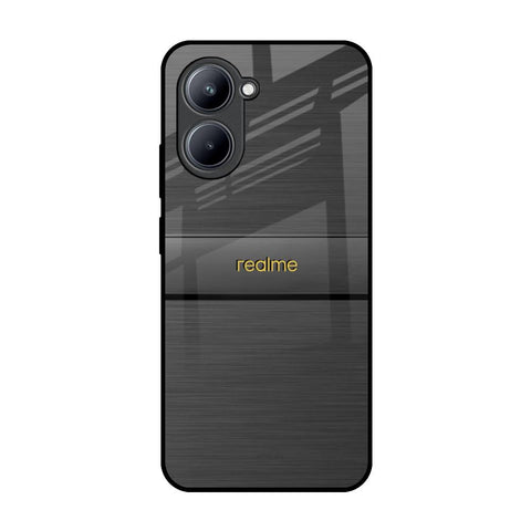 Grey Metallic Glass Realme C33 Glass Back Cover Online