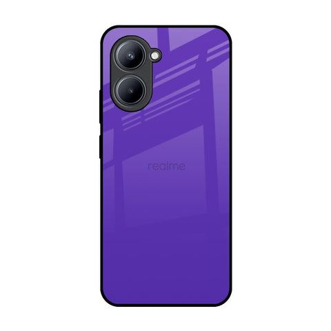 Amethyst Purple Realme C33 Glass Back Cover Online