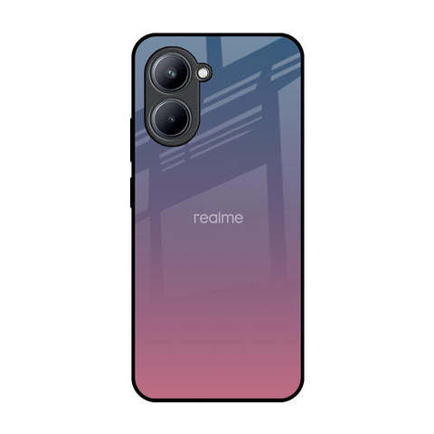 Pastel Gradient Realme C33 Glass Back Cover Online