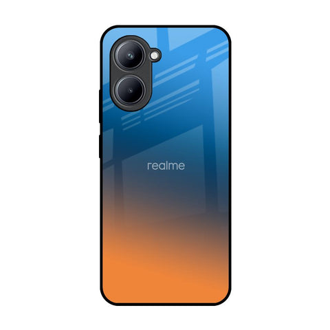 Sunset Of Ocean Realme C33 Glass Back Cover Online