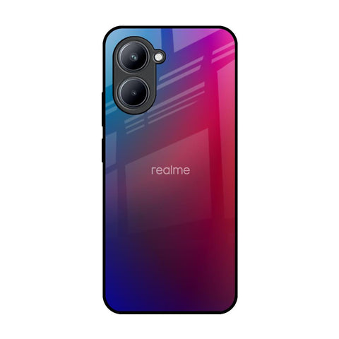 Magical Color Shade Realme C33 Glass Back Cover Online