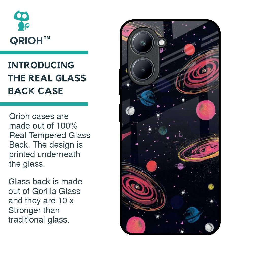 Galaxy In Dream Glass Case For Realme C33
