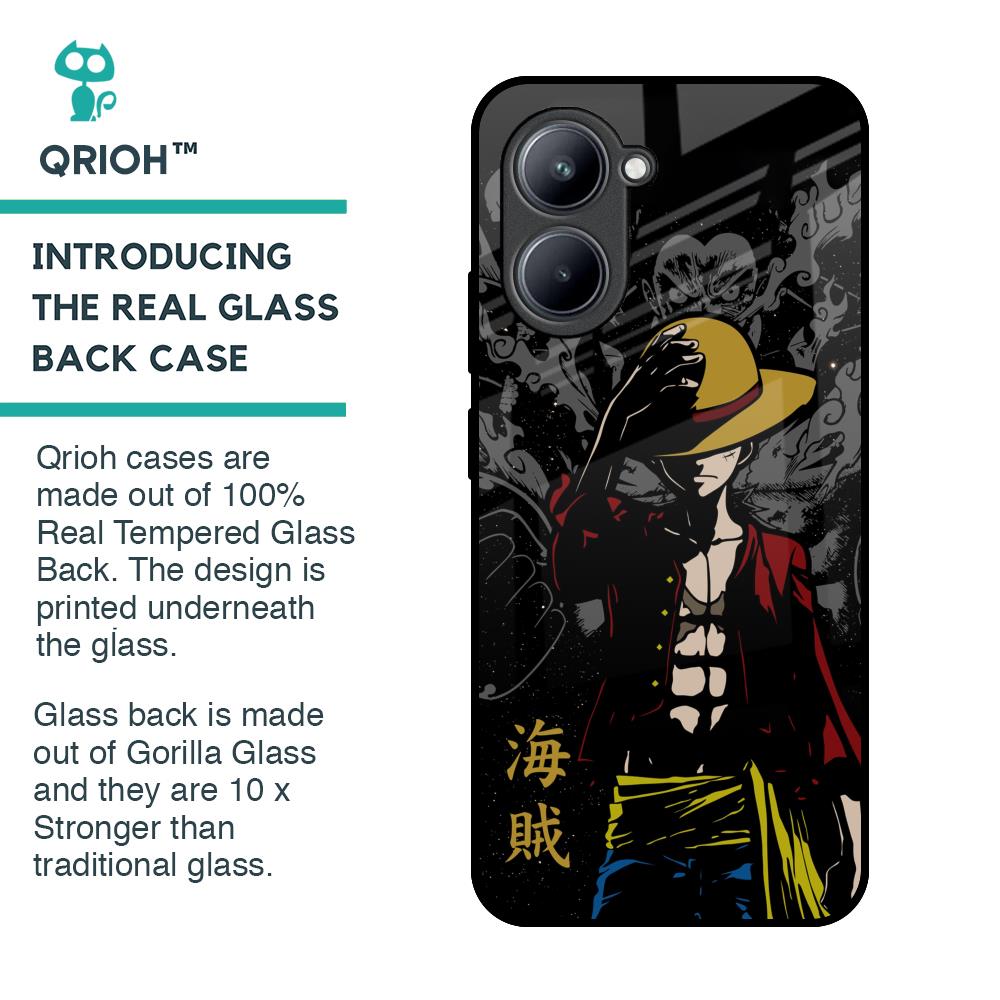 Dark Luffy Glass Case for Realme C33