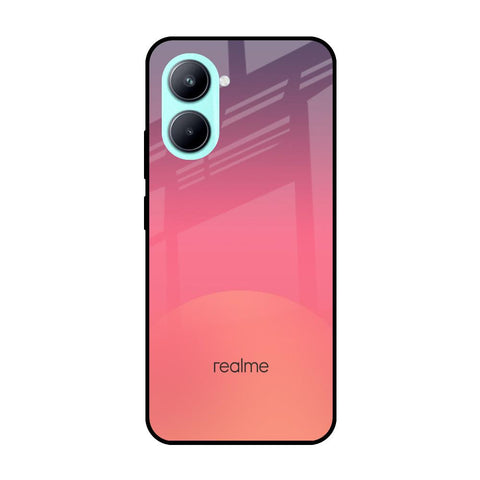 Sunset Orange Realme C33 Glass Cases & Covers Online