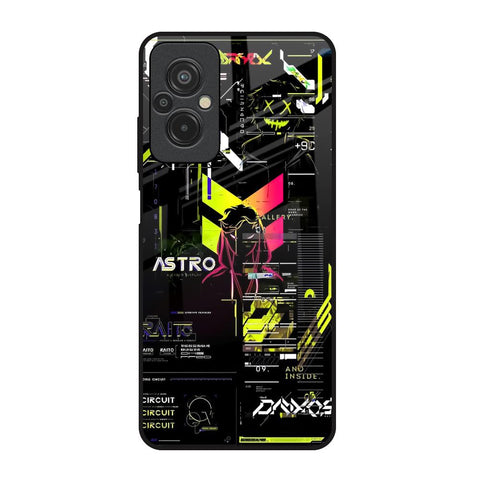 Astro Glitch Redmi 11 Prime Glass Back Cover Online
