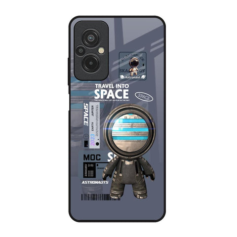 Space Travel Redmi 11 Prime Glass Back Cover Online