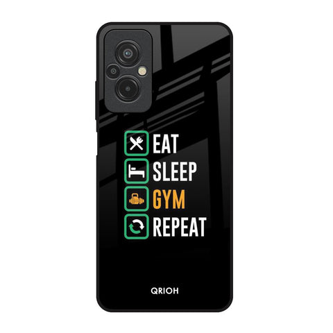 Daily Routine Redmi 11 Prime Glass Back Cover Online