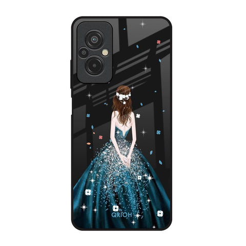 Queen Of Fashion Redmi 11 Prime Glass Back Cover Online