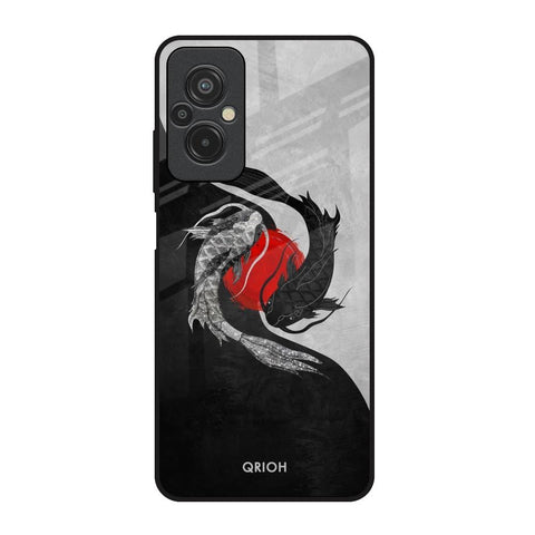 Japanese Art Redmi 11 Prime Glass Back Cover Online