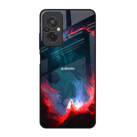 Brush Art Redmi 11 Prime Glass Back Cover Online