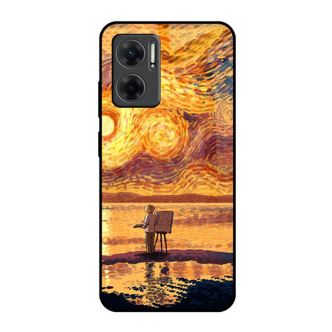 Sunset Vincent Redmi 11 Prime 5G Glass Back Cover Online