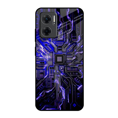 Techno Color Pattern Redmi 11 Prime 5G Glass Back Cover Online