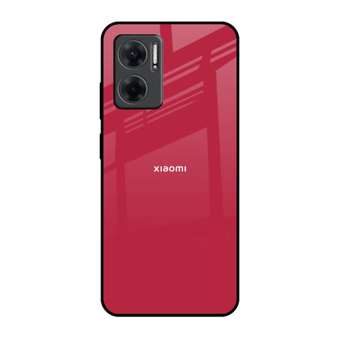 Solo Maroon Redmi 11 Prime 5G Glass Back Cover Online