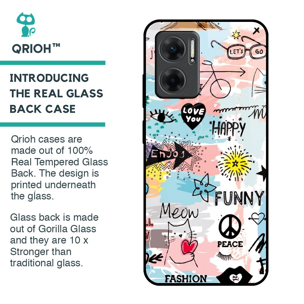 Just For You Glass Case For Redmi 11 Prime 5G