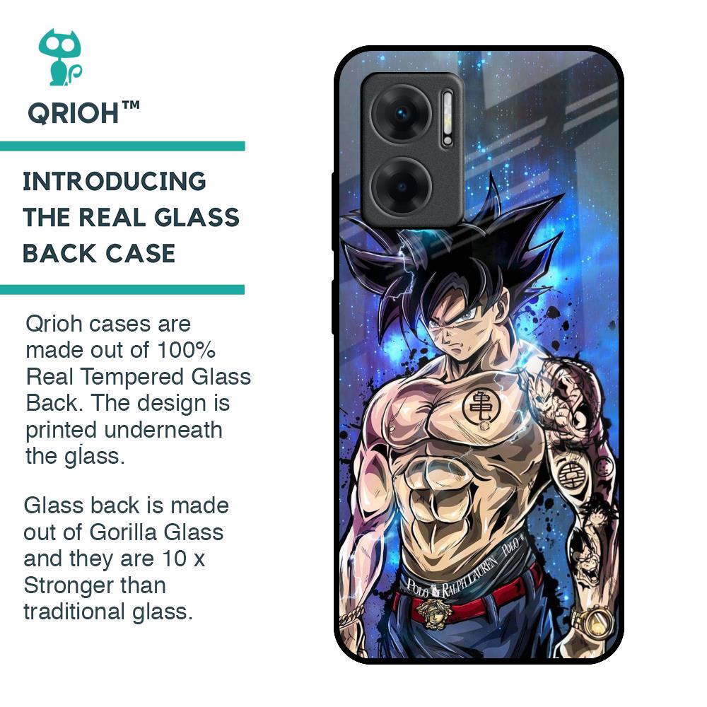 Branded Anime Glass Case for Redmi 11 Prime 5G