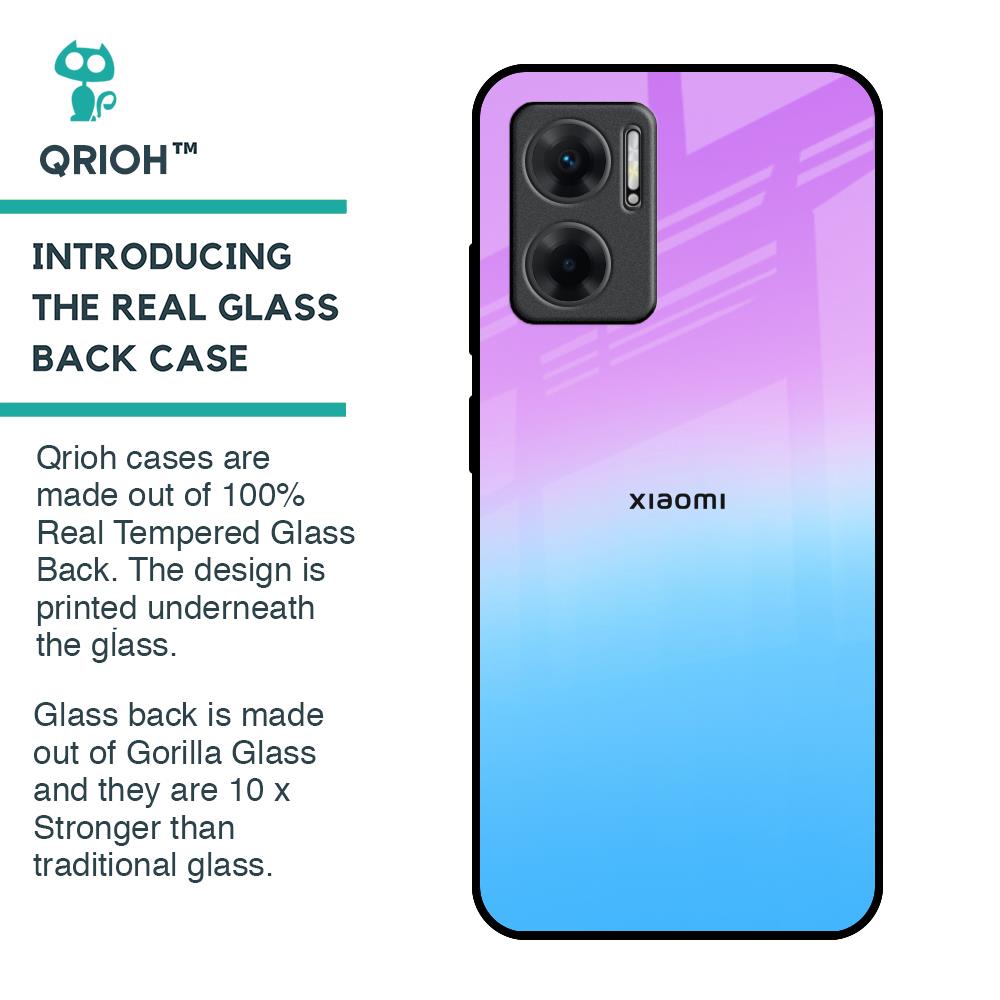 Unicorn Pattern Glass Case for Redmi 11 Prime 5G