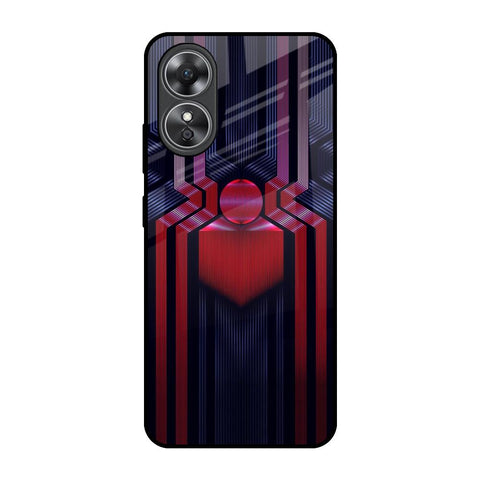 Super Art Logo OPPO A17 Glass Back Cover Online