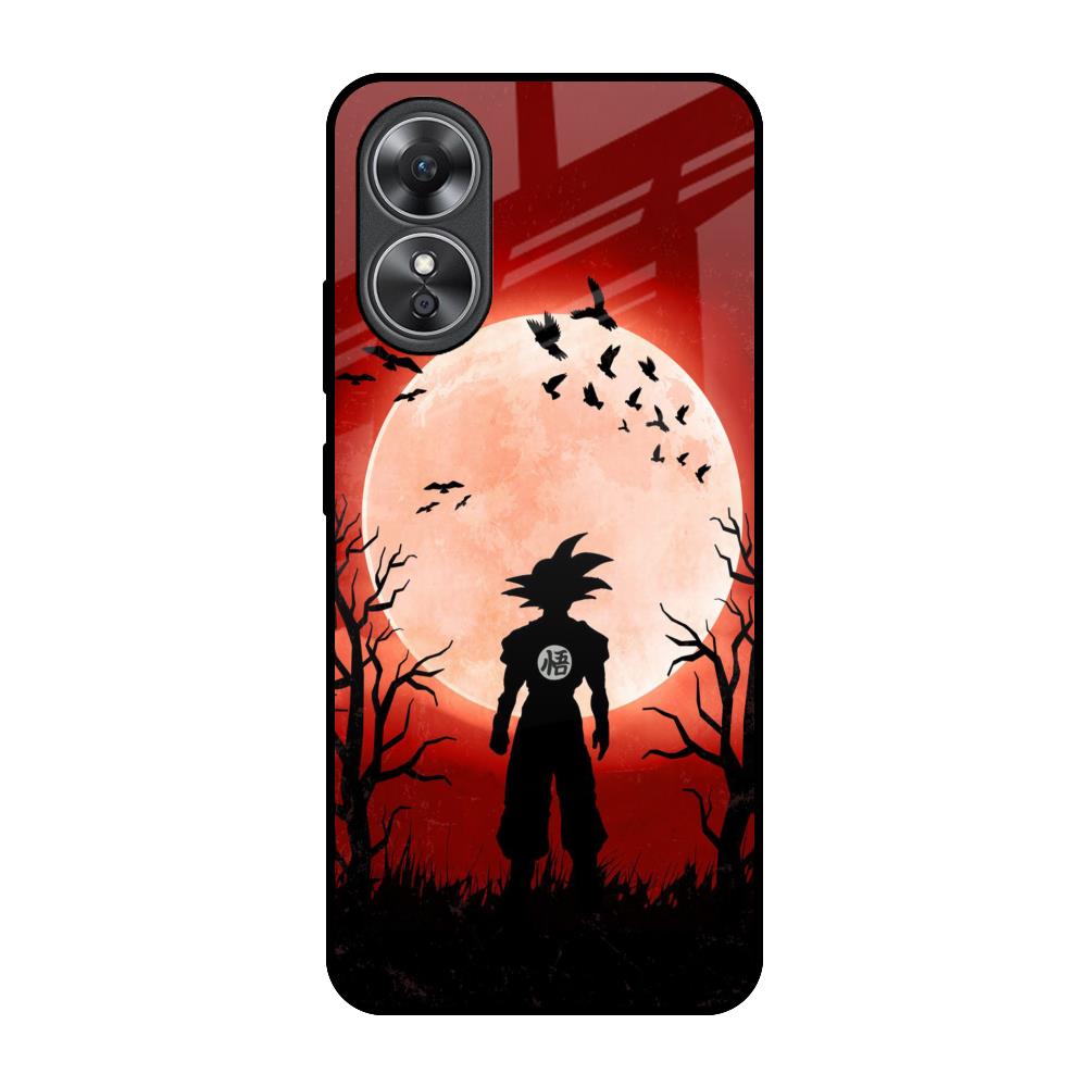 Winter Forest OPPO A17 Glass Back Cover Online