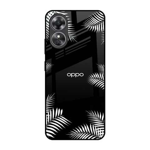 Zealand Fern Design OPPO A17 Glass Back Cover Online