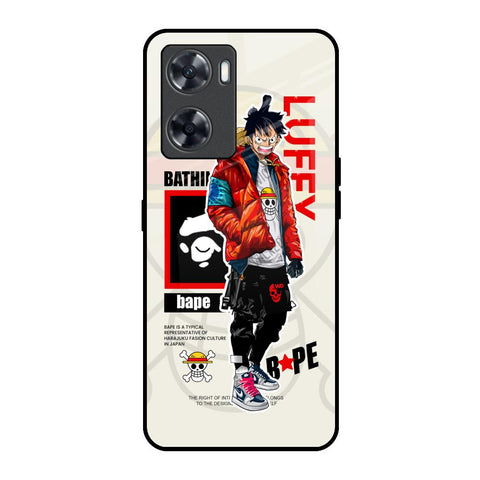 Bape Luffy OnePlus Nord N20 SE Glass Back Cover Online