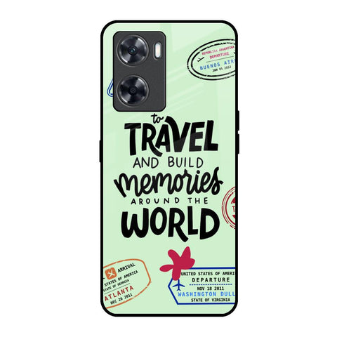 Travel Stamps OnePlus Nord N20 SE Glass Back Cover Online