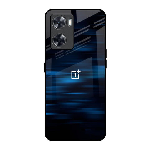 Blue Rough Abstract OnePlus Nord N20 SE Glass Back Cover Online