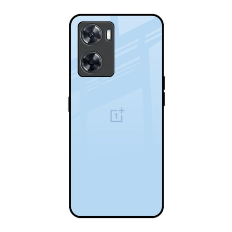 Pastel Sky Blue OnePlus Nord N20 SE Glass Back Cover Online