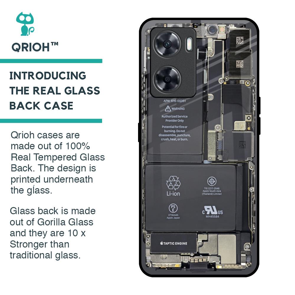 Skeleton Inside Glass Case for OnePlus Nord N20 SE