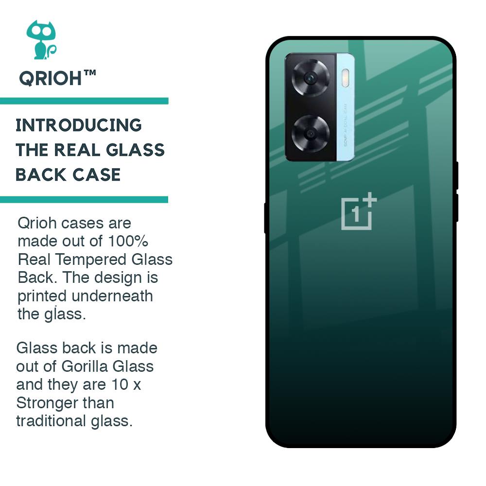 Palm Green Glass Case For OnePlus Nord N20 SE