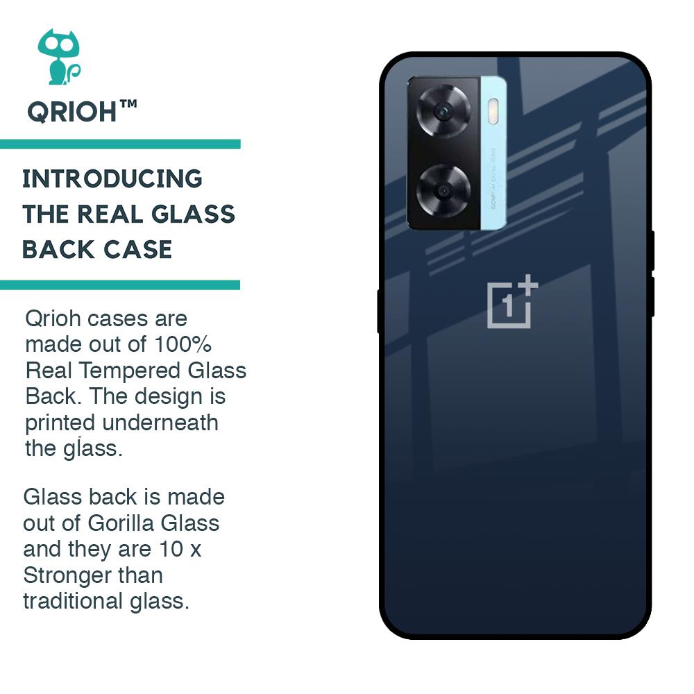 Overshadow Blue Glass Case For OnePlus Nord N20 SE