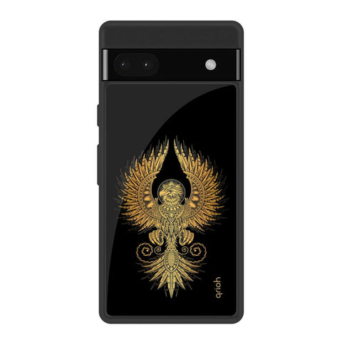Mythical Phoenix Art Google Pixel 6a Glass Back Cover Online
