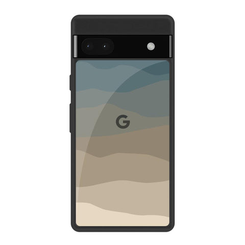 Abstract Mountain Pattern Google Pixel 6a Glass Back Cover Online