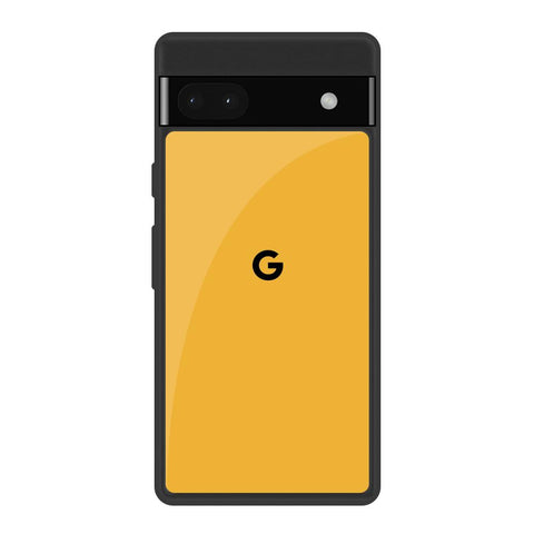 Fluorescent Yellow Google Pixel 6a Glass Back Cover Online