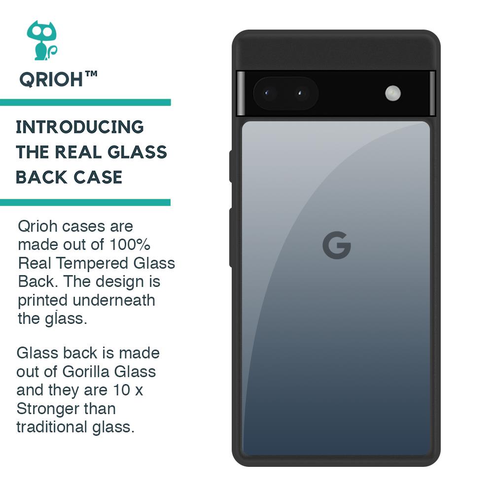Smokey Grey Color Glass Case For Google Pixel 6a