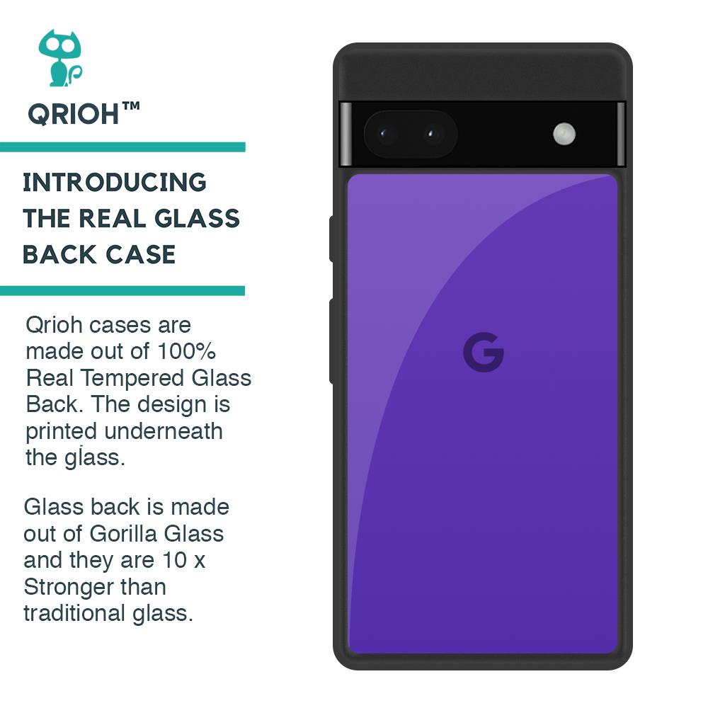 Amethyst Purple Glass Case for Google Pixel 6a